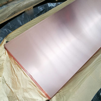 99.99% Purity Copper Sheet Plate C11000 C17200 C12200 C17500 C10200 Material Grade T1
