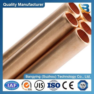 Stock Copper Pipe Seamless Copper Tube for Air Conditioner and Refrigeration Equipment