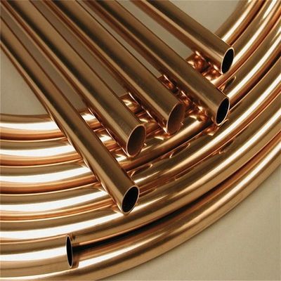 Soft Copper Straight Pipe for Water System and Air Conditioner Wall Thickness 0.3mm-20mm