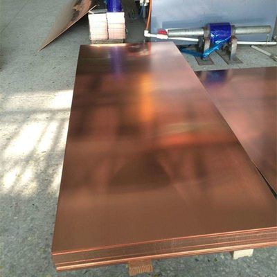 Elongation 10-100 Hardness 0-200 C2600 C2680 C3712 Copper Alloy 4X8 Copper Sheet