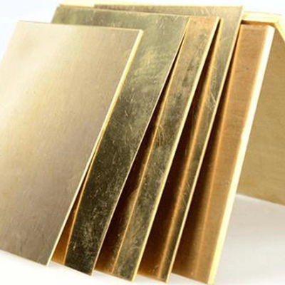 Elongation 45-50 Customized Request 10mm Brass Sheet 0.7mm Cucrzr Copper Sheet Plate