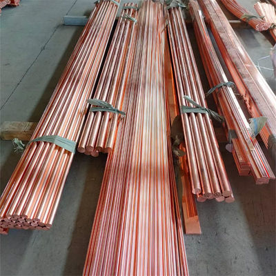 Alloy Electrolytic Copper Rod 99.9% Pure ASTM C1100 C14500 C1220 Polished Red Copper Bar